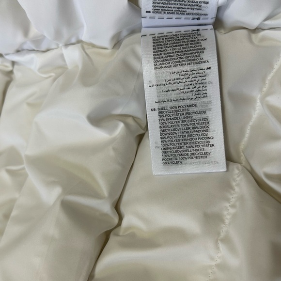 NWT Adidas Terrex My Shelter cold.rdy Jacket Women’s White Puffer Jacket Goose L - Picture 11 of 16